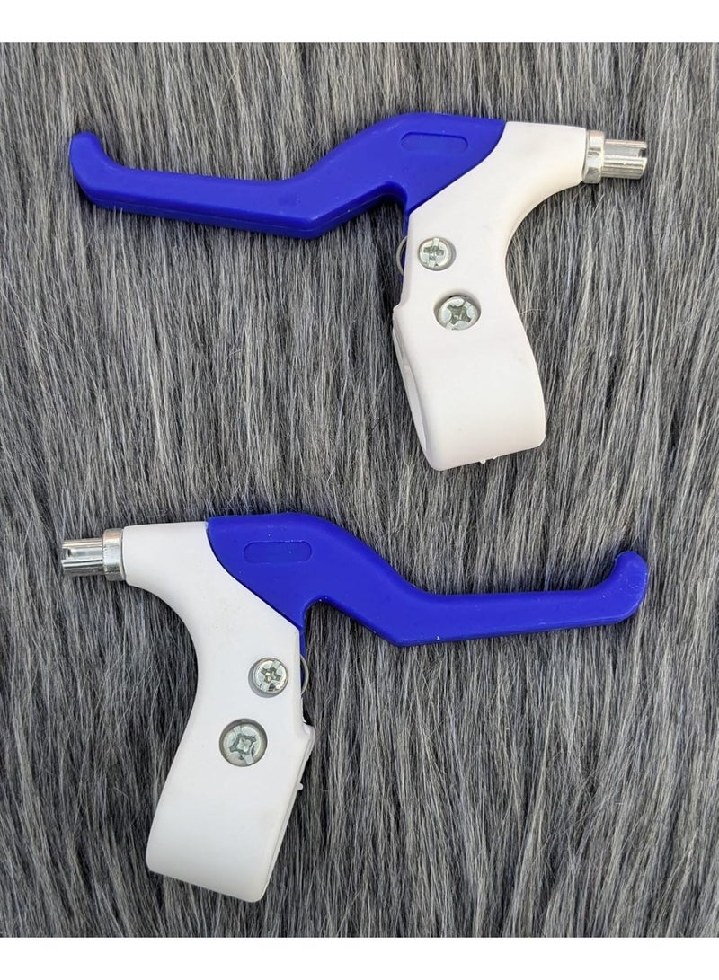 مقبض فرامل الدراجة، ذراع فرامل بلاستيكي لدراجات الاطفال، ازرق - Image 3