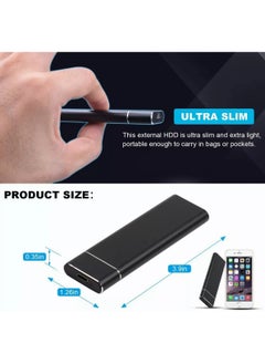 Generic Portable External Hard Drive , Mini SSD Hard Drives,Solid State External Drives,Computer Backup Drive,USB 3.1 to Type-C Support Data Storage Transfer for Windows XP PC Laptop and Mac  - Image 5