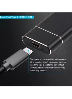 Generic Portable External Hard Drive , Mini SSD Hard Drives,Solid State External Drives,Computer Backup Drive,USB 3.1 to Type-C Support Data Storage Transfer for Windows XP PC Laptop and Mac  - Image 3