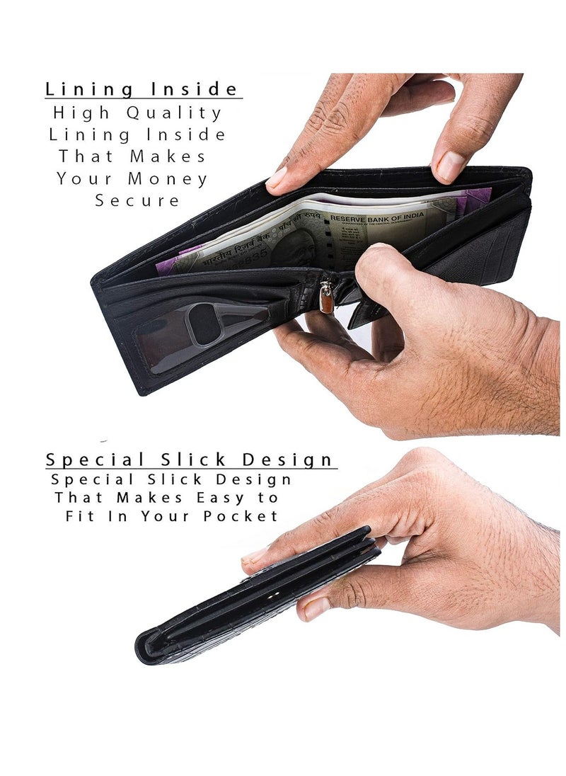HORNBULL Markus Black Men’s Leather Wallet | Leather Wallet for Men | RFID Men’s Wallet  - Image 5