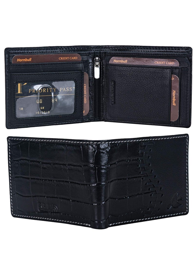 HORNBULL Markus Black Men’s Leather Wallet | Leather Wallet for Men | RFID Men’s Wallet  - Image 2