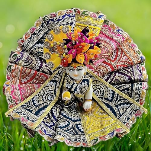 Partish Laddu Gopal Janamashtmi Dress l Ladoo Gopal Dress l Kanha Ji Dress Size 0 1 2 4 5 6 (Size 5, B) - Image 1