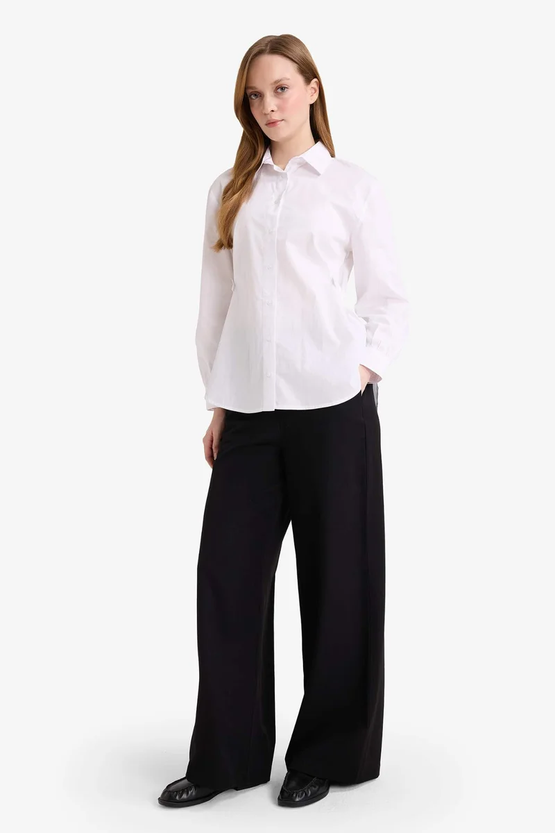ديفاكتو Regular Hem Trousers