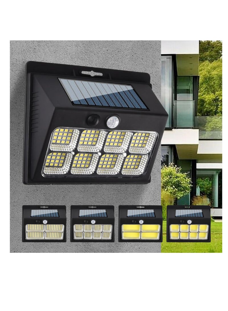 Excefore Solar Outdoor Lights, Motion Sensor Outdoor Lights, with 3 Lighting Modes, Waterresistant Solar Wall Light, Easy to Install for Front Door, Yard, Garage, Deck - Image 1