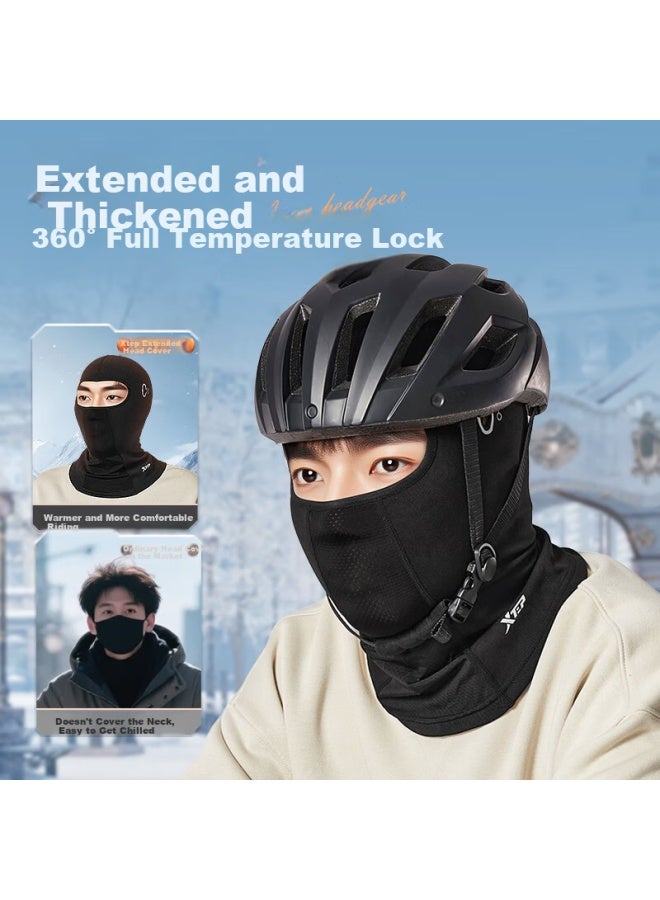 Xtep Cycling Face Mask Warm Head Cover Protective Full Face Fleece Windproof Outdoor Motorcycle Electric Bike Winter Ski Neck Warmer - Image 2