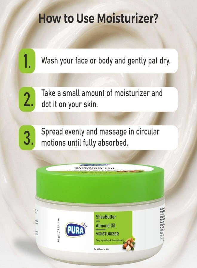 WISIMMALL 90g Shea Butter Almond Oil Cream | Deep Nourishment & Skin Repair | Hydrates & Softens | Daily Use - Image 3