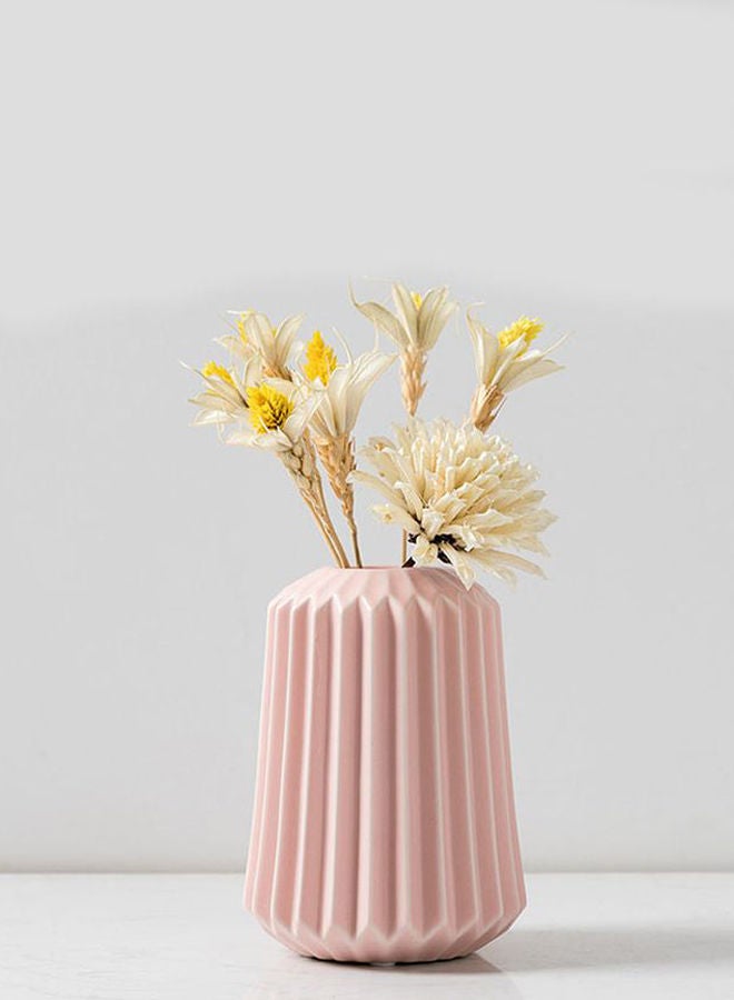 NIBEMINENT Home Decorating Vase Pink 13x10x4cm - Image 3