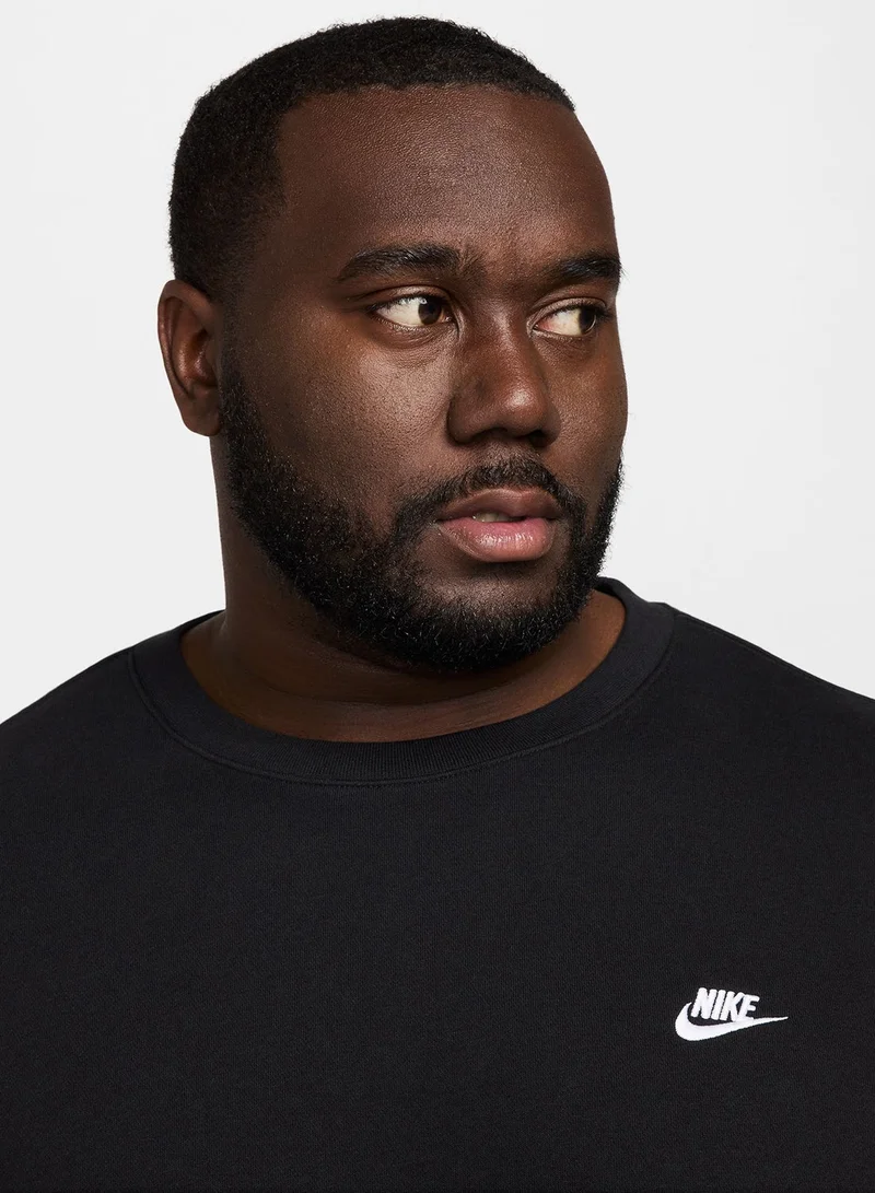 Nike BLACK/(WHITE) M NK CLUB BB CREW for Men | Best Price UAE