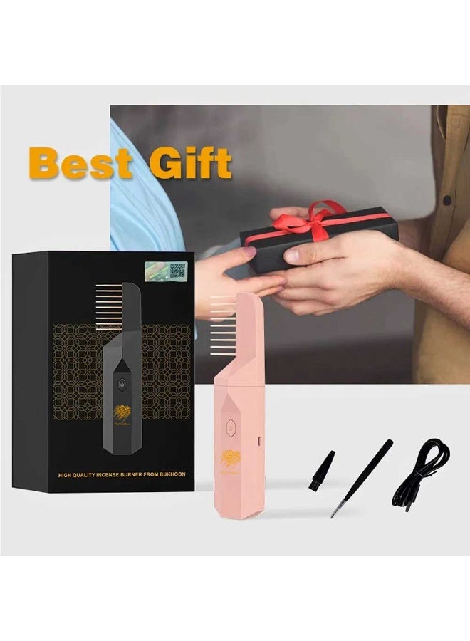 عود بخوان حامل بخور صغير محمول يعمل بمنفذ USB، ومبخرة عود عربي مطورة - Image 5