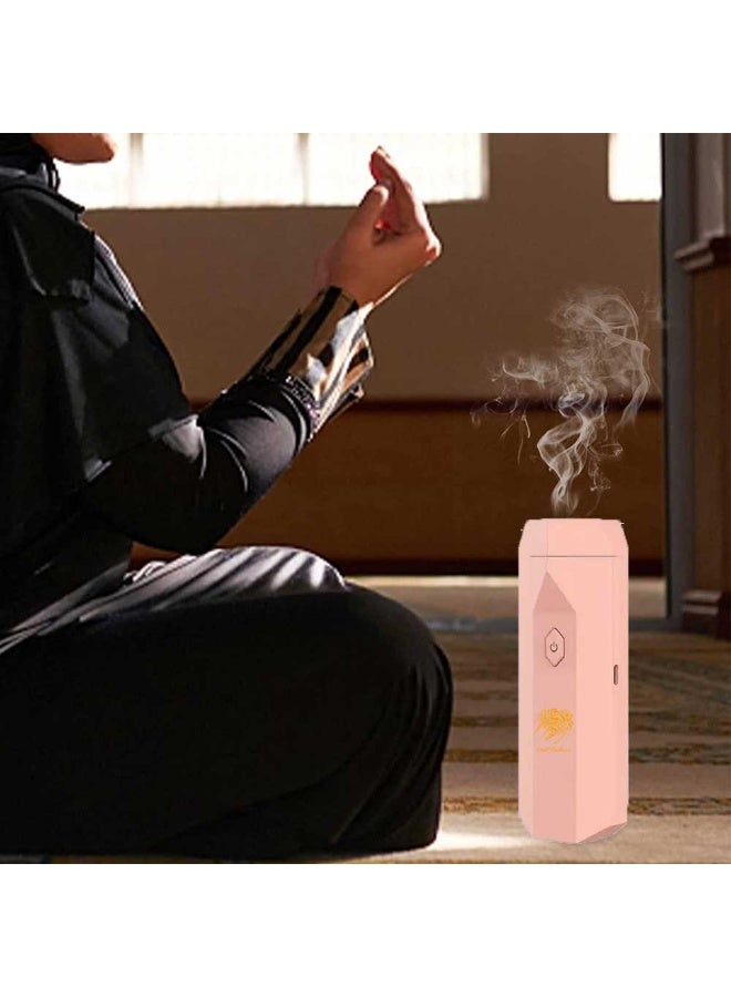 عود بخوان حامل بخور صغير محمول يعمل بمنفذ USB، ومبخرة عود عربي مطورة - Image 3