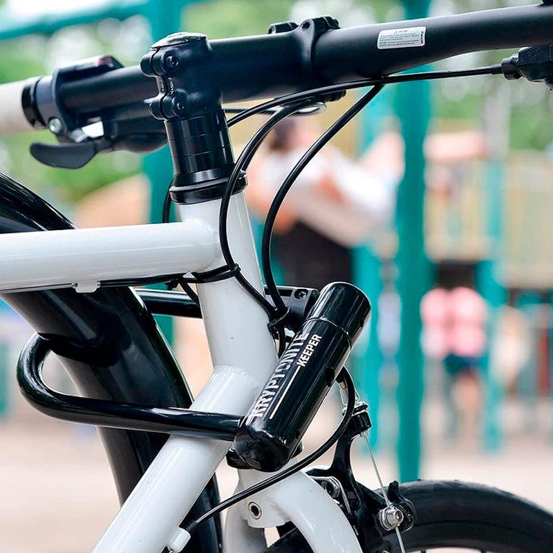 Kryptonite قفل كريبتونيت كيبير القياسي المضاد للسرقة، ثقيل الوزن، 12 مم، أسود، قفل تركيبي، مدى الحياة - Image 4