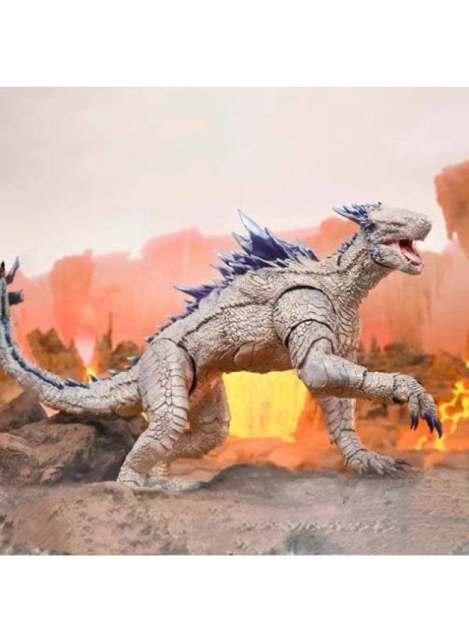 null - Godzilla War King Kong 2 Rise Of Empire 2024 Scar King Snow Demon نموذج متحرك مصنوع يدويًا للأطفال - اللون: إصدار (غودزيلا ميكانيكي) - المواصفات: متوسط - Image 1