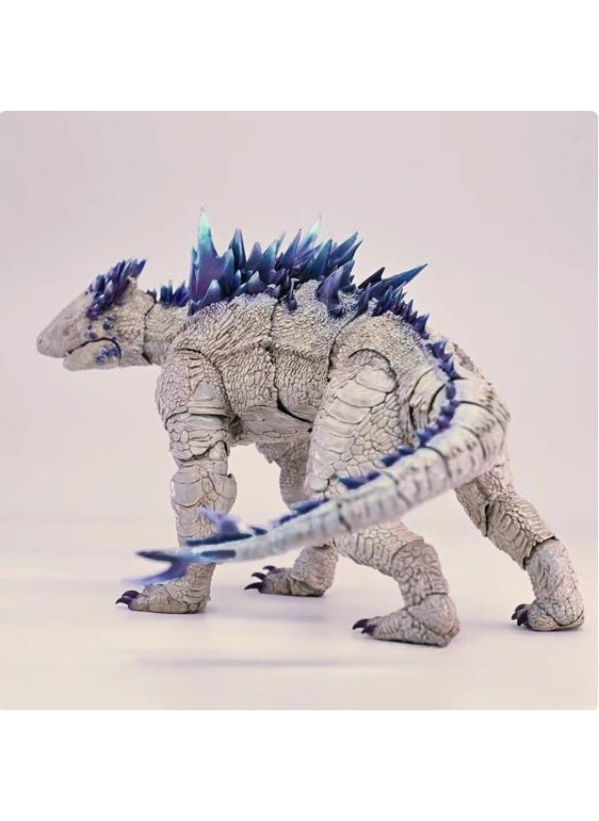 null - Godzilla War King Kong 2 Rise Of Empire 2024 Scar King Snow Demon نموذج متحرك مصنوع يدويًا للأطفال - اللون: إصدار (غودزيلا ميكانيكي) - المواصفات: متوسط - Image 1