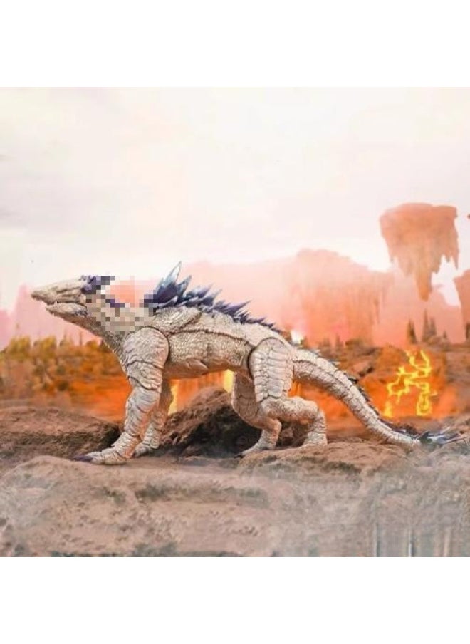 null - Godzilla War King Kong 2 Rise Of Empire 2024 Scar King Snow Demon نموذج متحرك مصنوع يدويًا للأطفال - اللون: إصدار (غودزيلا ميكانيكي) - المواصفات: متوسط - Image 1