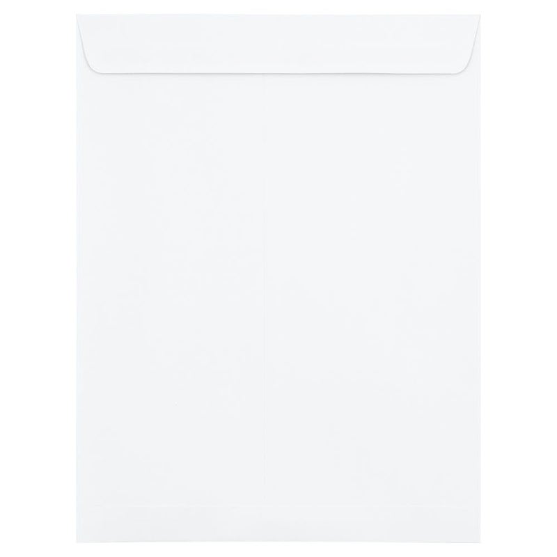JAM PAPER 10 x 13 Open End Catalog Envelopes with Peel & Seal Closure - White - 25/Pack - Image 2