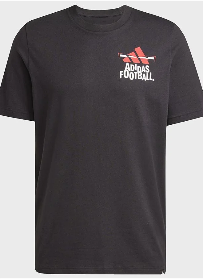 Adidas Football Graphic Tee