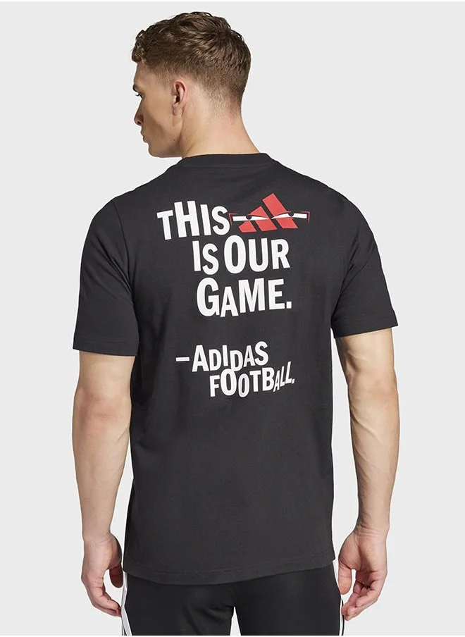 Adidas Football Graphic Tee