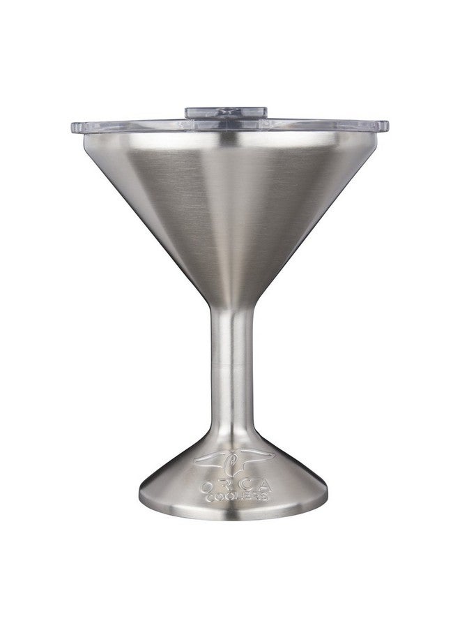ORCA ORCA Tini 13oz Stainless Steel Martini Glass | Temperature Insulated Tumbler for Every Outdoor, Picnic, Poolside, Beach & Patio Party - Stainless Steel  - Image 1