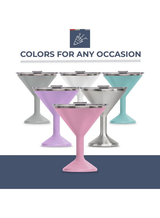 ORCA ORCA Tini 13oz Stainless Steel Martini Glass | Temperature Insulated Tumbler for Every Outdoor, Picnic, Poolside, Beach & Patio Party - Stainless Steel  - Image 5
