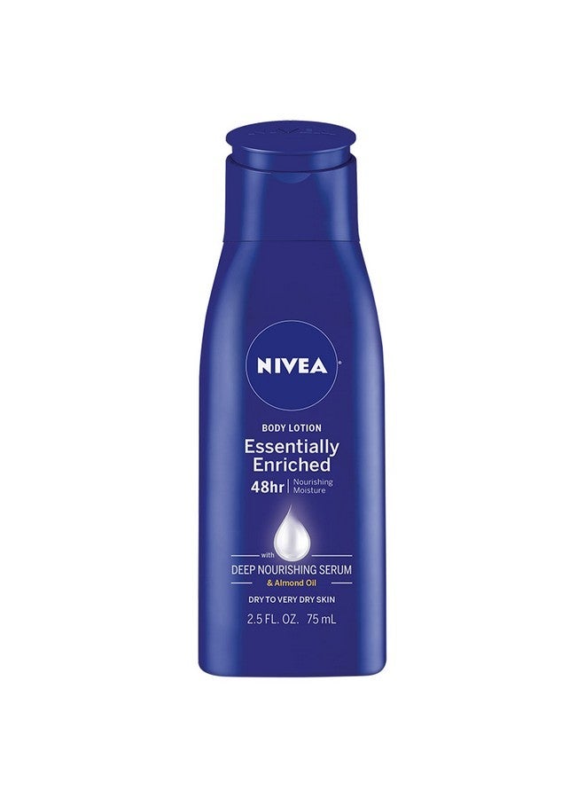 نيفيا لوشن الجسم المُعزز من نيفيا، ترطيب يدوم 48 ساعة للبشرة الجافة إلى الجافة جدًا، 2.5 أونصة سائلة - Image 1