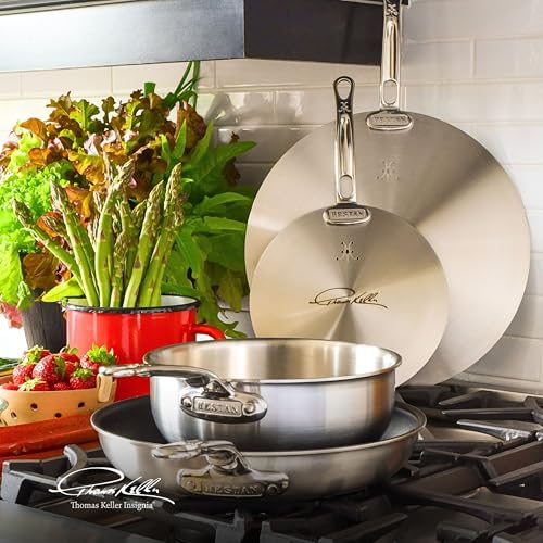 Hestan Thomas Keller Insignia by Hestan - Stainless Steel 8.5" Universal Lid - Image 2