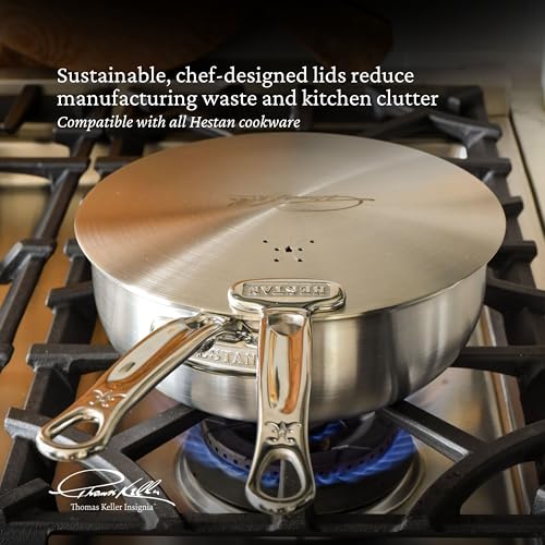 Hestan Thomas Keller Insignia by Hestan - Stainless Steel 8.5" Universal Lid - Image 3