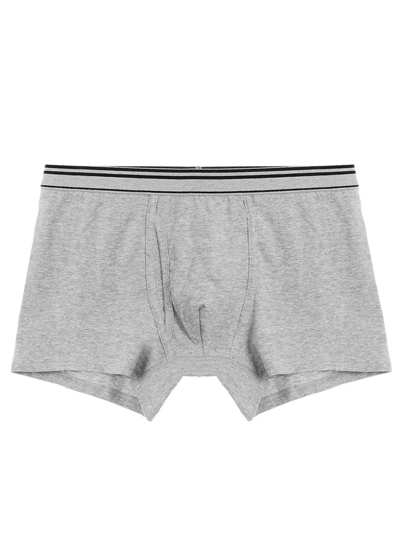 جيوردانو Men’s Cotton Stretch Jersey Trunks 3‑Pack Essentials