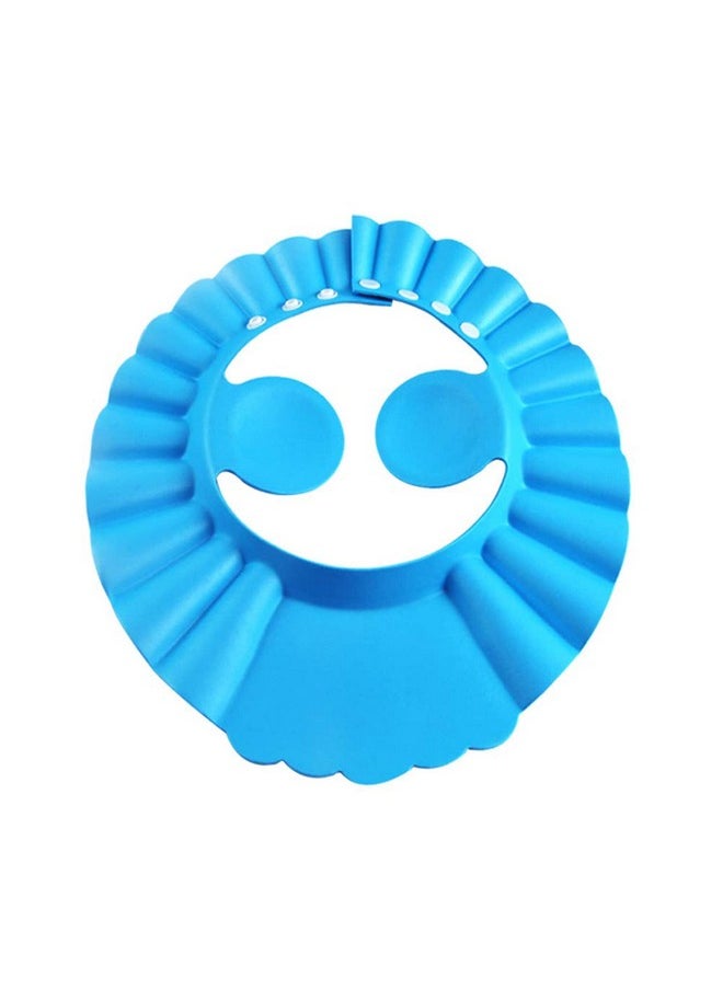 Kuber Industries Kuber Industries Soft Adjustable Visor Hat Safe Shampoo Shower Bathing Protection Bath Cap for Toddler, Baby, Kids, Children (Blue)-HS_38_KUBMART21341, Standard (HS_38_KUBMART021341)  - Image 3
