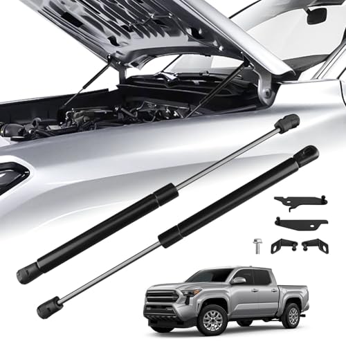 TECHPICCO Hood Struts for Toyota Tacoma 2024 2025 2026 and 4Runner 2025 Hood Lift Support No Drill Front Gas Springs Shocks Compatible with Toyota Tacoma4Runner Accessories - Image 1