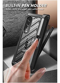 SupCase Unicorn Beetle Pro Case For Samsung Galaxy Z Fold 4 5G 2022 Full Body Dual Layer Rugged Case With Built In Screen Protector And Kickstand And S Pen Slot Black  - Image 4