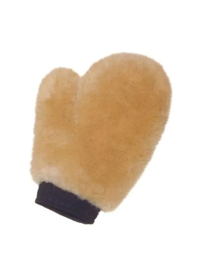 Hand Cuff Dust Mitt Beige