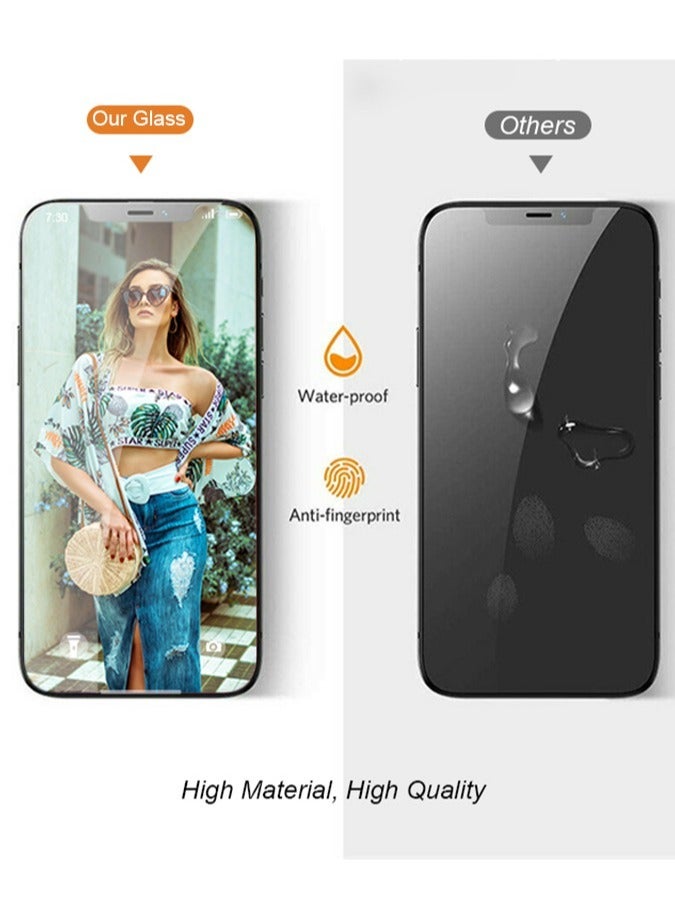 iPhone 16 Pro Max - High Quality HD Screen Protector, Full Coverage, HD Clear, Anti-Fingerprint, 9H Tempered Glass Film - Image 3