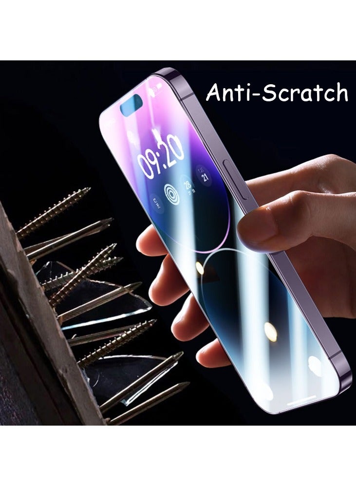 iPhone 16 Pro Max - High Quality HD Screen Protector, Full Coverage, HD Clear, Anti-Fingerprint, 9H Tempered Glass Film - Image 4