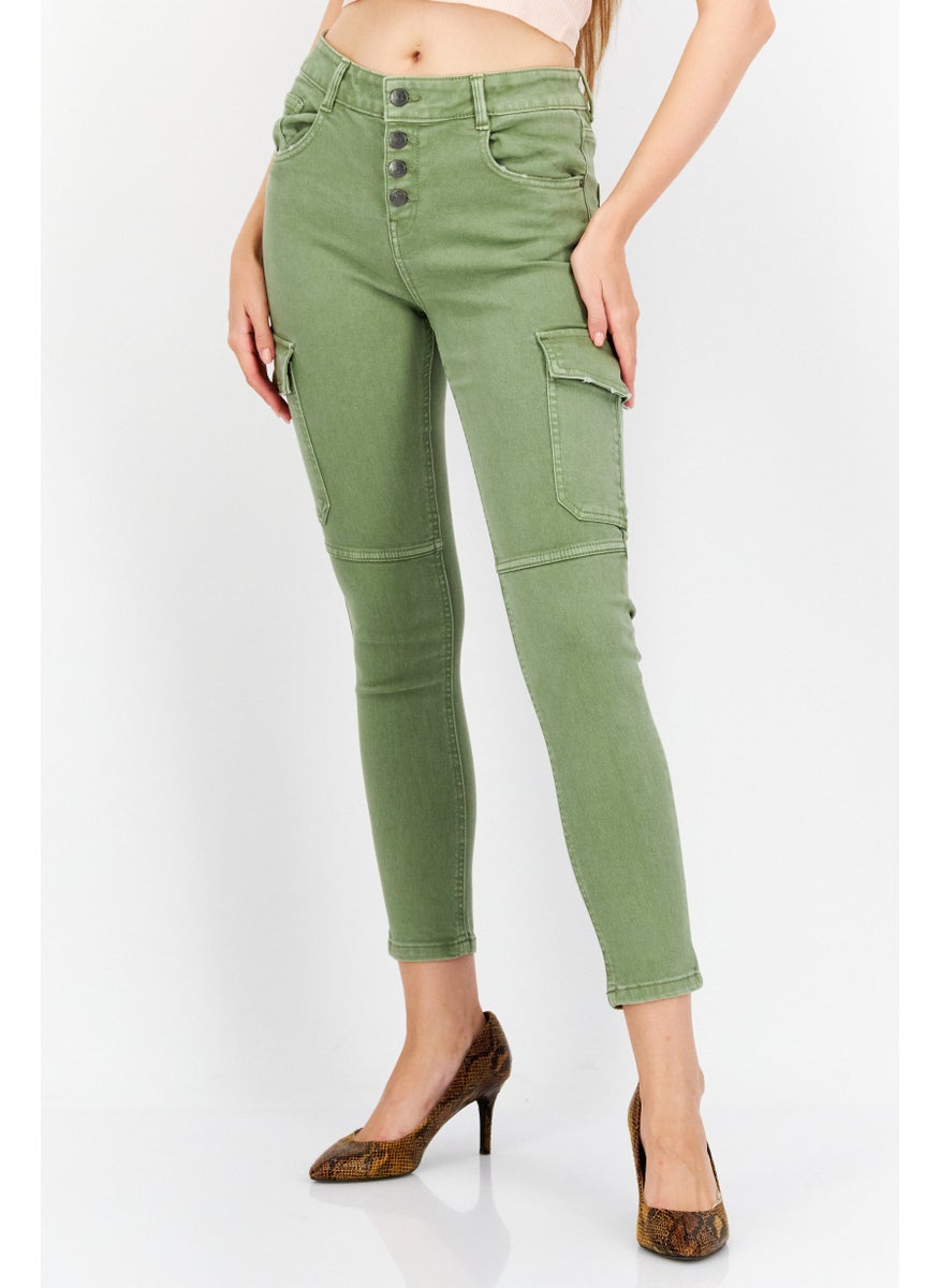 Women Skinny Fit Plain Chino Pant, Olive - pzsku/Z6BE681CFA4366A92505BZ/45/_/1726669410/a85a3c00-d5a6-4eb6-9c2f-ea3d5b0f0107