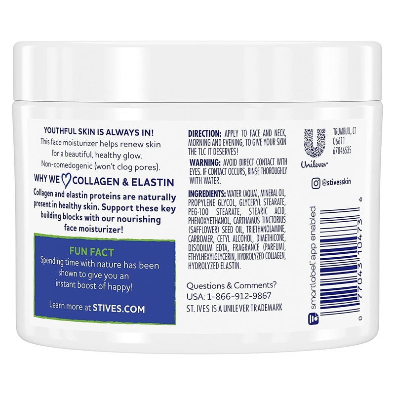 St. Ives Renewing Collagen & Elastin Moisturizer, 10 oz (Pack of 2) - Image 4