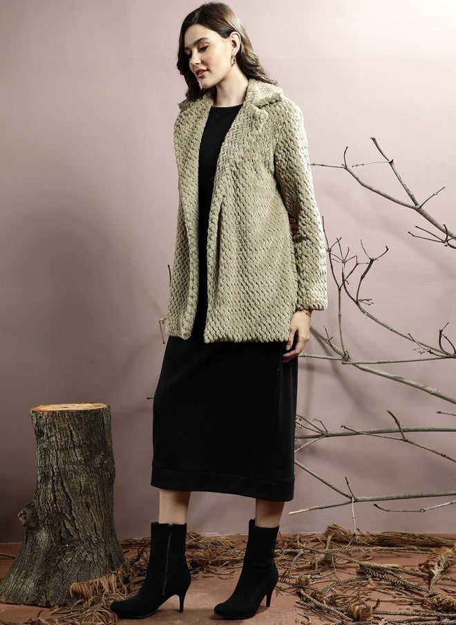 Athena معطف فرو صناعي للنساء - Image 4