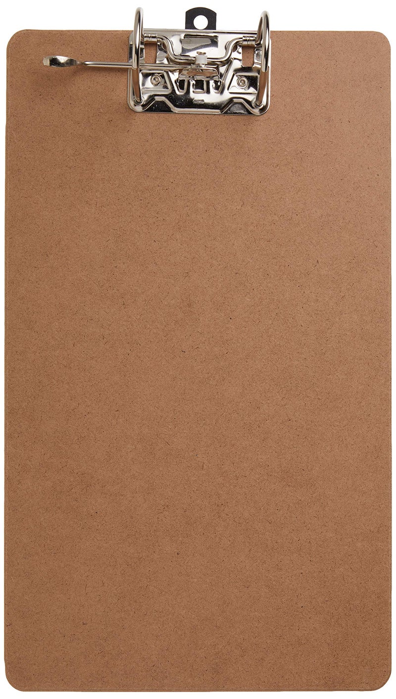 Officemate Recycled Wood Clipboards Arch Lever Clip 1 Pack Clipboard Letter Size 9 x 155 Inches Brown 83120