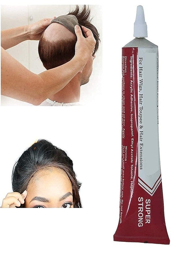 BOXO Hair Wig Waterproof Glue Tube For Hair Patch Fixing Hair System For Men And Boys -1 pcs - Image 1