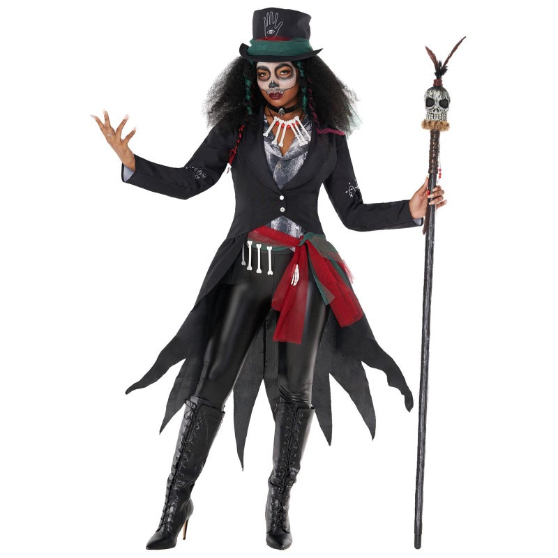 Morph Voodoo Costume For Women Voodoo Priestess And Doctor Halloween Costume Womens Scary Halloween Costumes For Women Large