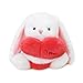 Ditucu Love Bunny Plush with Holding Red Heart 98 inch Cute Rabbit Stuffed Animal Soft Plushies Toys Romantic Sweet Gifts for Kids Girlfriend White - Image 2