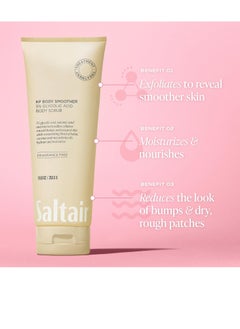 Saltair Saltair KP Body Scrub. 5% Glycolic Acid Treatment with Volcanic Sand and Plant Moisturizers. Fragrance-Free Physical Chemical Exfoliator. Exfoliating Body Scrubber for Rough Bumpy Skin, 10oz.  - Image 3