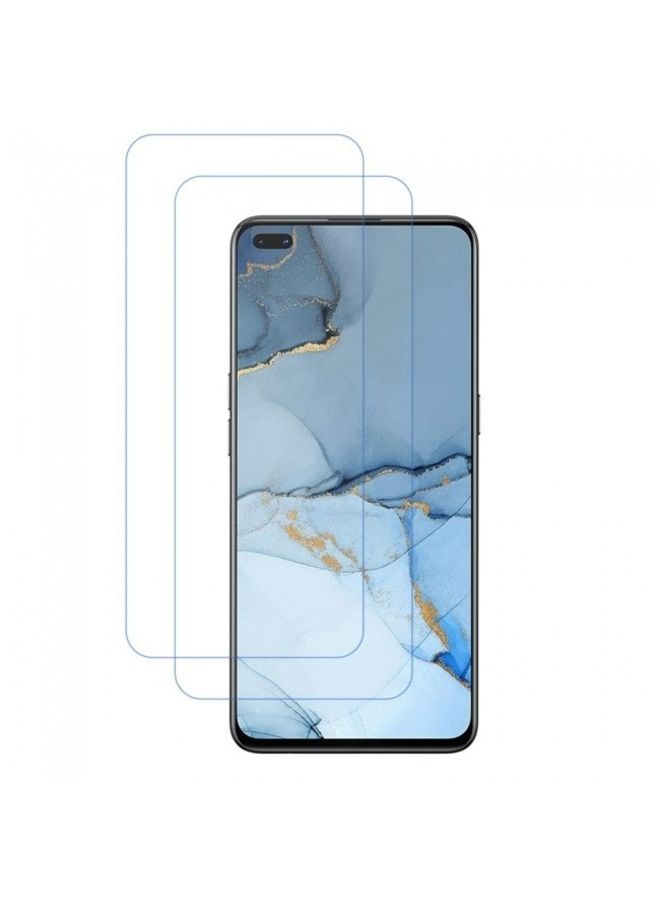 NIBEMINENT 2-Piece Super Shieldz Tempered Glass Screen Protector For Oppo Reno3 Pro Clear - Image 1