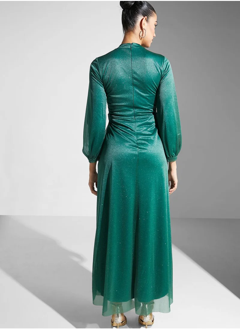Khizana Shimmer A-Line Dress