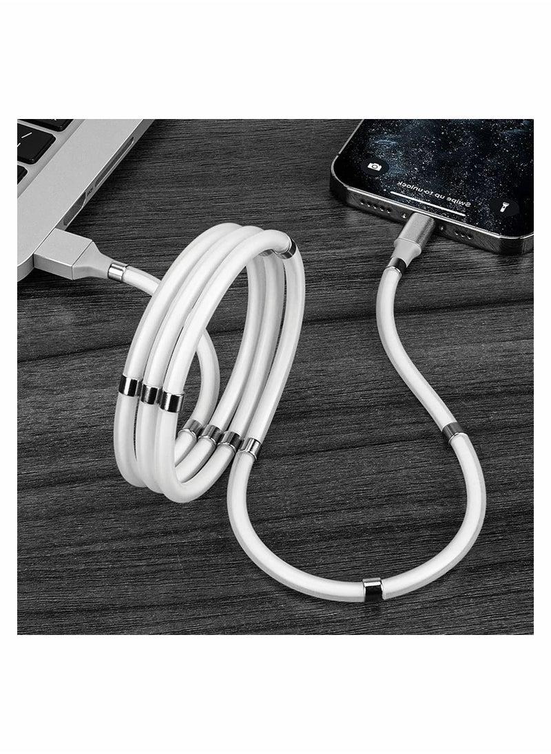 Generic - 3FT Magnetic Charging Cable Type-C Absorption Nano Data for Phone i 13/13Pro/Pro Max/12/12 Pro/Pro Max/11/XS/XS Max/XR/X/8/8 Plus/7 Plus/6s/6 Plus/SE/Pad/Pod ect - Image 1