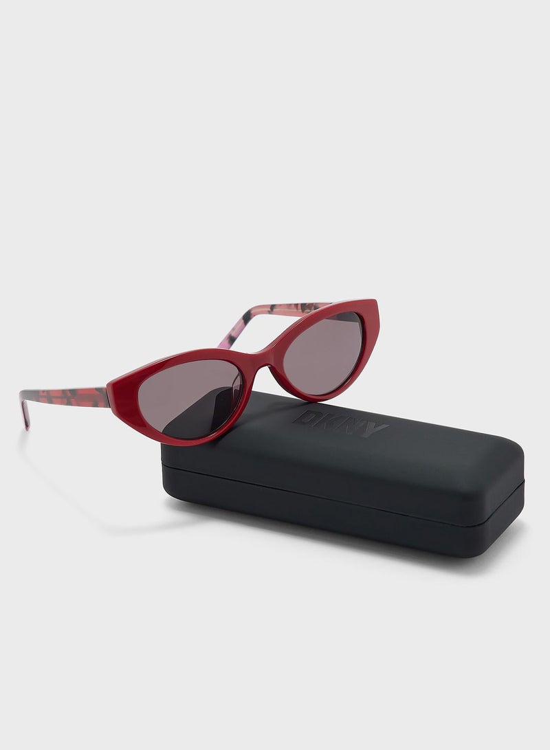 DKNY Oval Sunglasses - Image 5
