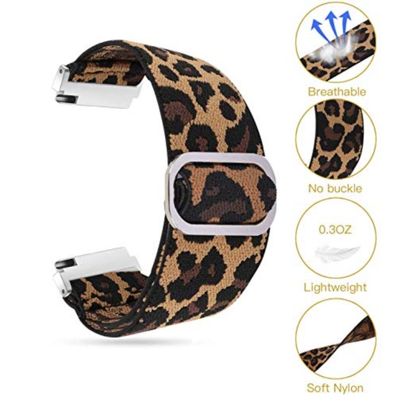 Lamshaw Compatible for Popglory 1.85'' P66 Smart Watch Band, 22mm Stretch Elastics Adjustable Strap Compatible for MorePro H56 Smart Watch/Kimnix T99 Pro Watch/LESHIDO CS08 1.85" Watch - Image 3