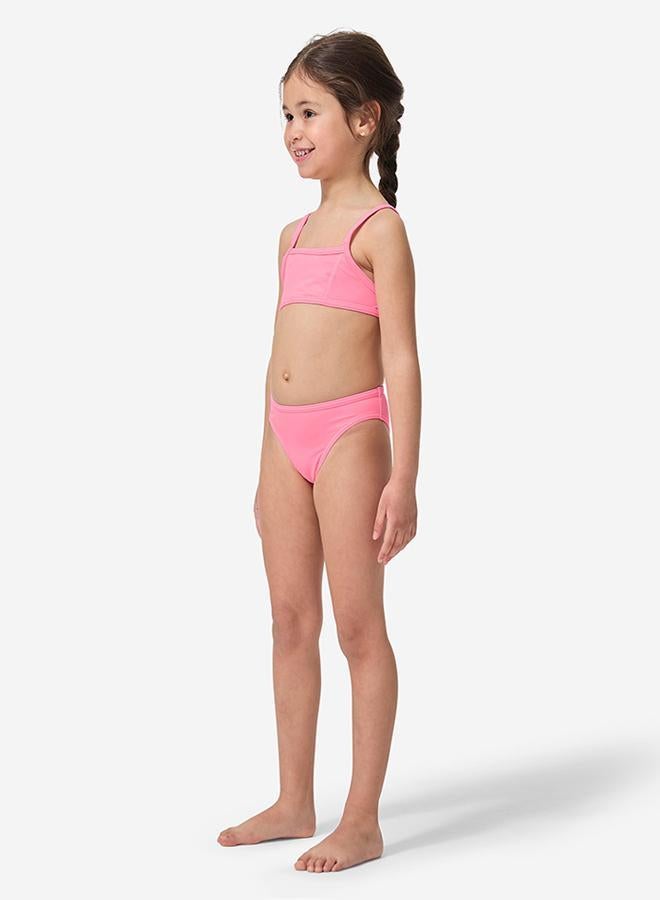 DECATHLON GIRLS’ two-piece SURFING swimsuit BIKINI TOP BALI 100 - Image 2