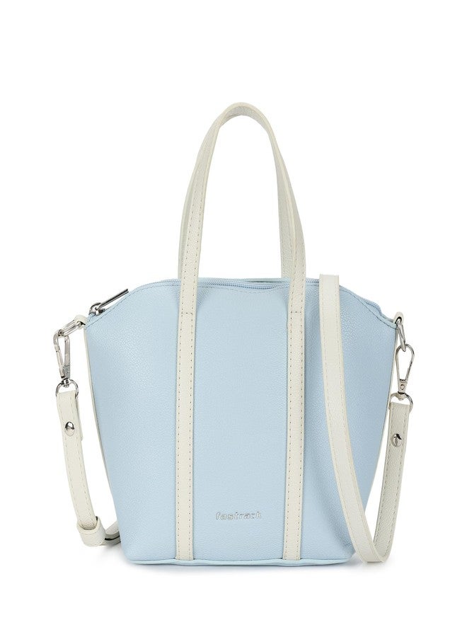 Fastrack Smooth Talker Sling Bag for Women | Detachable Sling Belt, Handle Carry Option, Pebbled Faux Leather, Top Zip Closure & Inner Access Pockets | Versatile & Stylish Compact Bag - Image 1