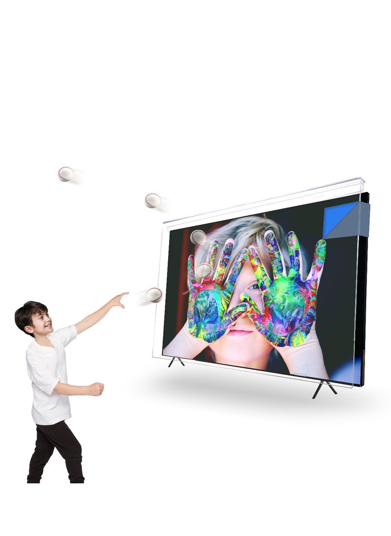 Sea Technology - 40 Inch Tv Screen Protector, Made of Solid Acrylic Material with a Thickness of 3 mm, Anti Blue light, Anti Scratches, Guard against Radiation, Compatible with all Types of Tv screens - Image 1