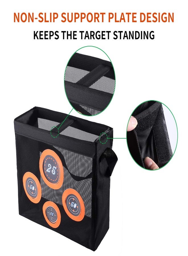 Hely Cancy Portable Shooting Practice Target Toy Storage Mesh Bag Compatible with Nerf Darts for Kids 6+ - Image 3